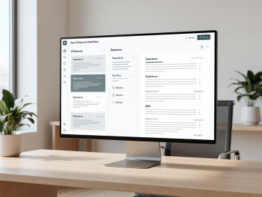 Rezi AI Resume Interface Showcase Preview